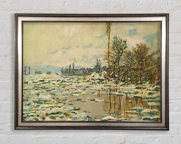 Monet Aufbrechen des Eises
