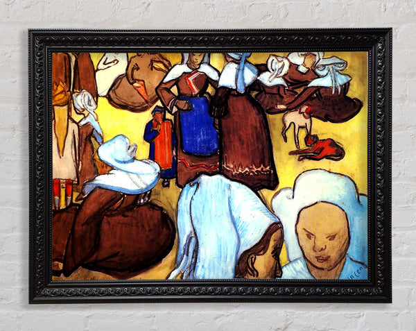 Emile Bernard Breton Frauen Nach