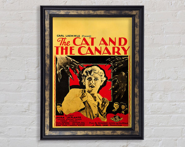 Cat And Canary 1927 Poster