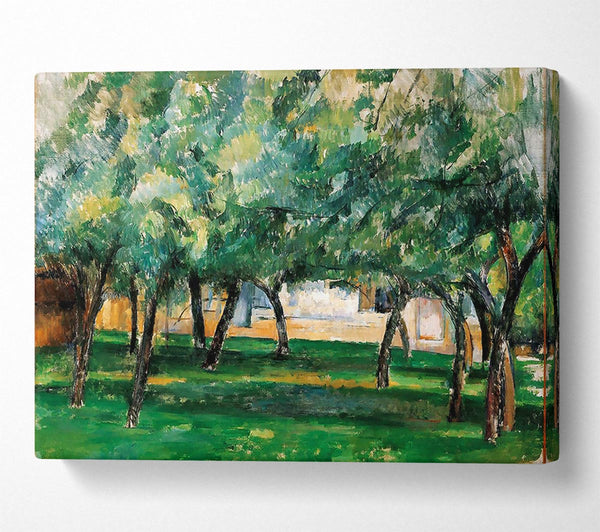  A Canvas Print of Cezanne Farm In Normandy Canvas Wall Art