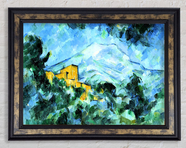 Cezanne Mont Sainte-Victoire And Chateau Noir Framed Print