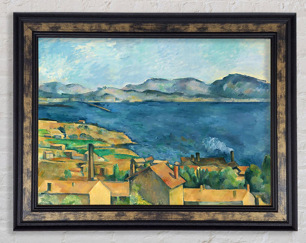 Cezanne The Bay Of Marseilles Framed Print