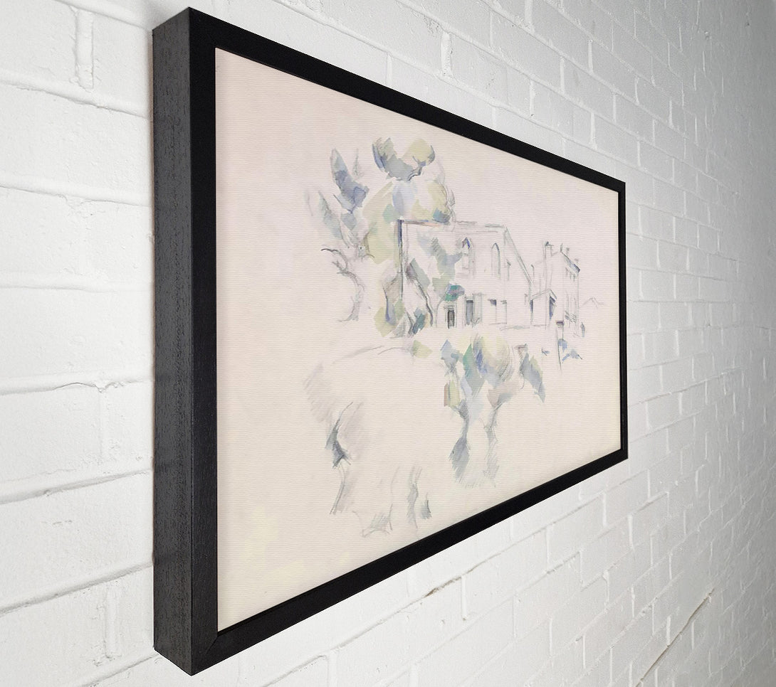  A Canvas Print of Cezanne View Of The Chateau Noir Canvas Art