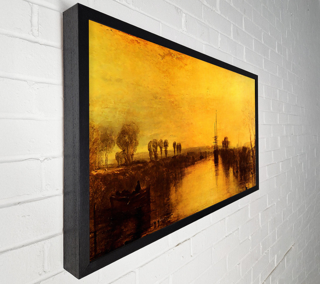  A Canvas Print of Joseph Mallord Turner Chichester Canal Canvas Wall Art