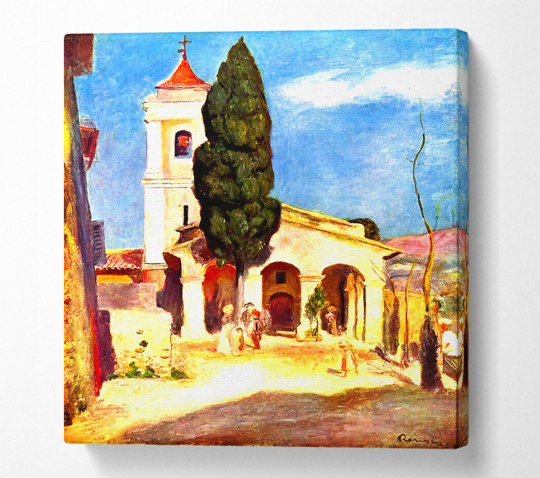 A Canvas Print of Renoir Church In Cagnes Canvas Wall Art