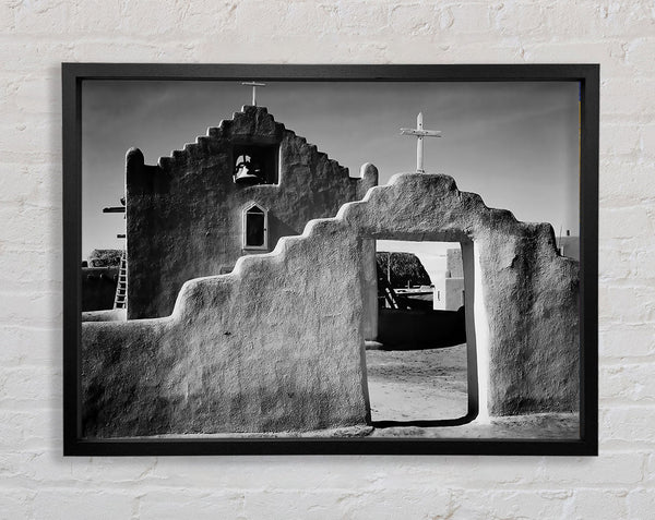 Ansel Adams Church In Taos Pueblo New Mexico 2