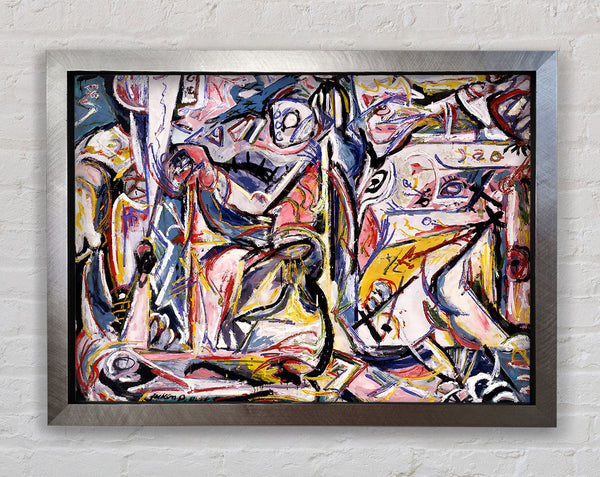 Jackson Pollack Circumcision Framed Print