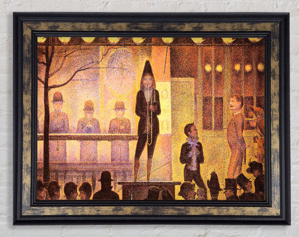 Seurat Circus Parade Framed Print