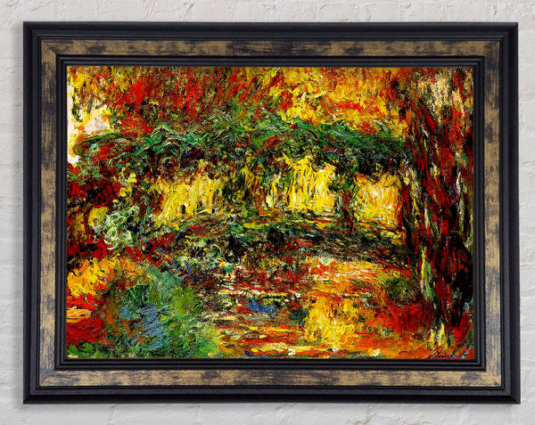Claude Monet The Road Bridge At Argenteuil Framed Print