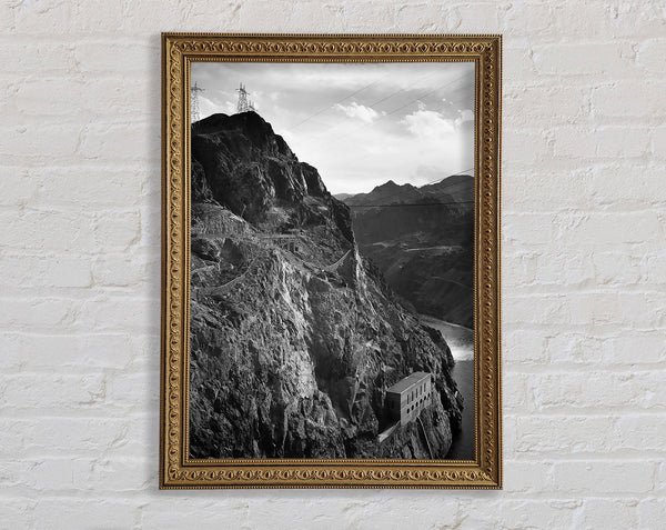 Ansel Adams Cliffs Above Boulder Dam