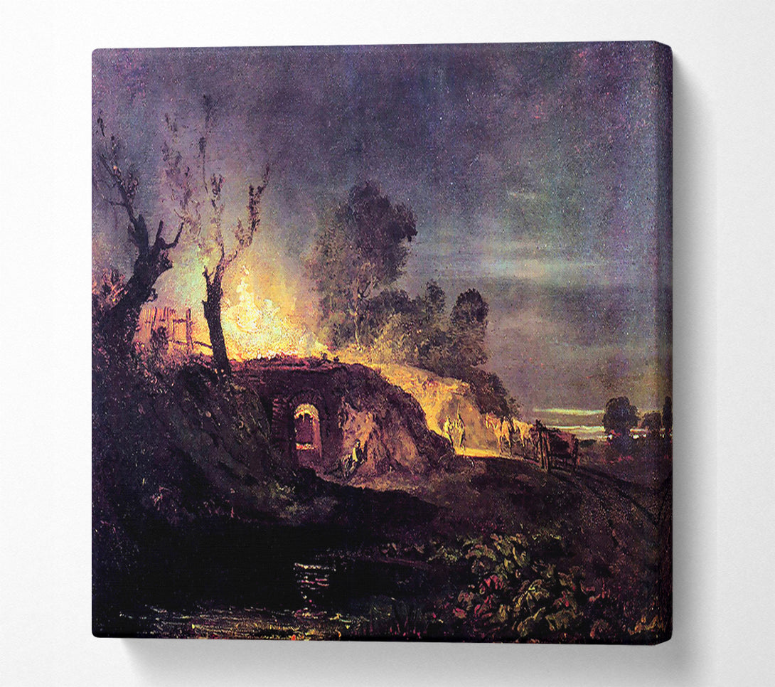  A Canvas Print of Joseph Mallord Turner Coalbrookdale Canvas Art