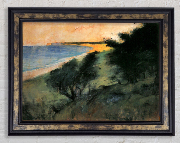 Lesser Ury Coast Of Rugen Framed Print