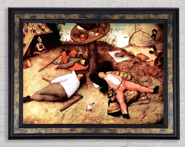 Pieter Bruegel Cockaigne 1 Framed Print