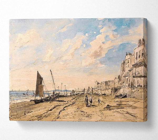 A Canvas Print of Constable Brighton Beach Canvas Print