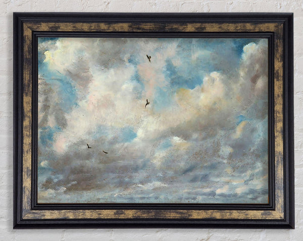 Constable Cloud Study Framed Print
