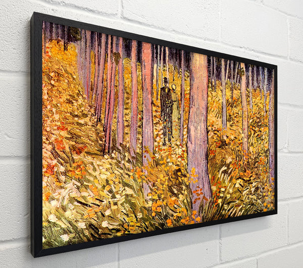 Van Gogh Couple Walk In The Woods