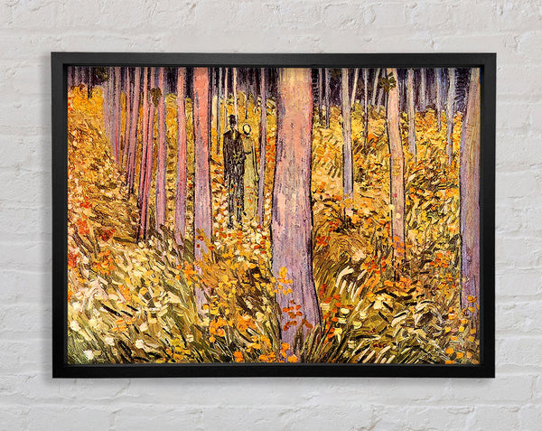 Van Gogh Couple Walk In The Woods