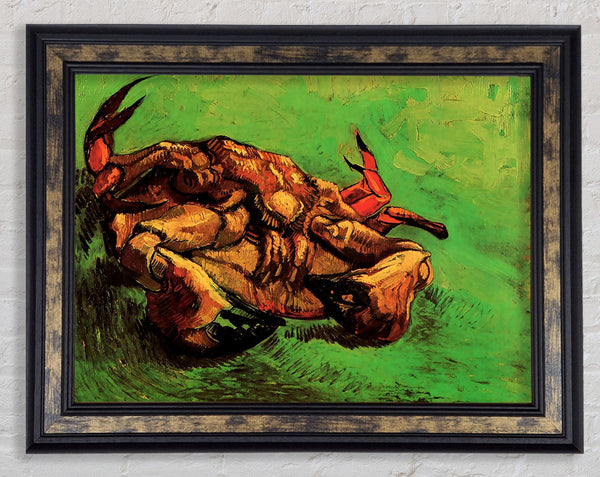 Van Gogh Crab On Its Back Framed Print