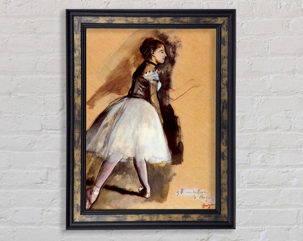Degas Tänzerin in Schrittposition 1