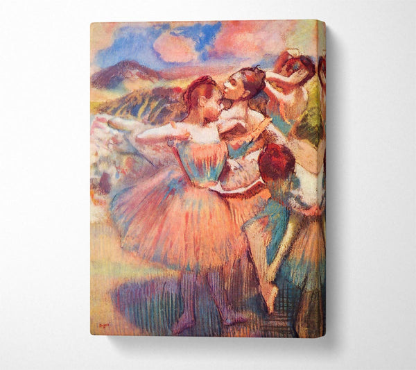  A Canvas Print of Degas Dancers In The Landscape Canvas Print