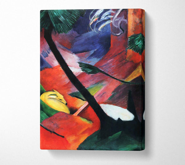  A Canvas Print of Franz Marc Deer In The Forest 2 Canvas Art