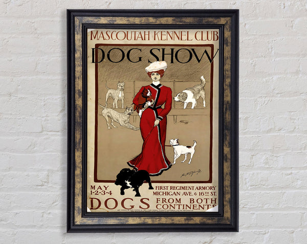 Dog Show Framed Print