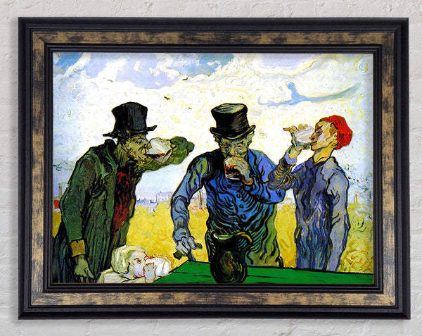 Van Gogh Drinkers Framed Print