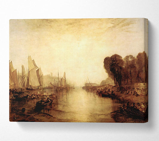 Joseph Mallord Turner East Cowes Castle Canvas Wall Art