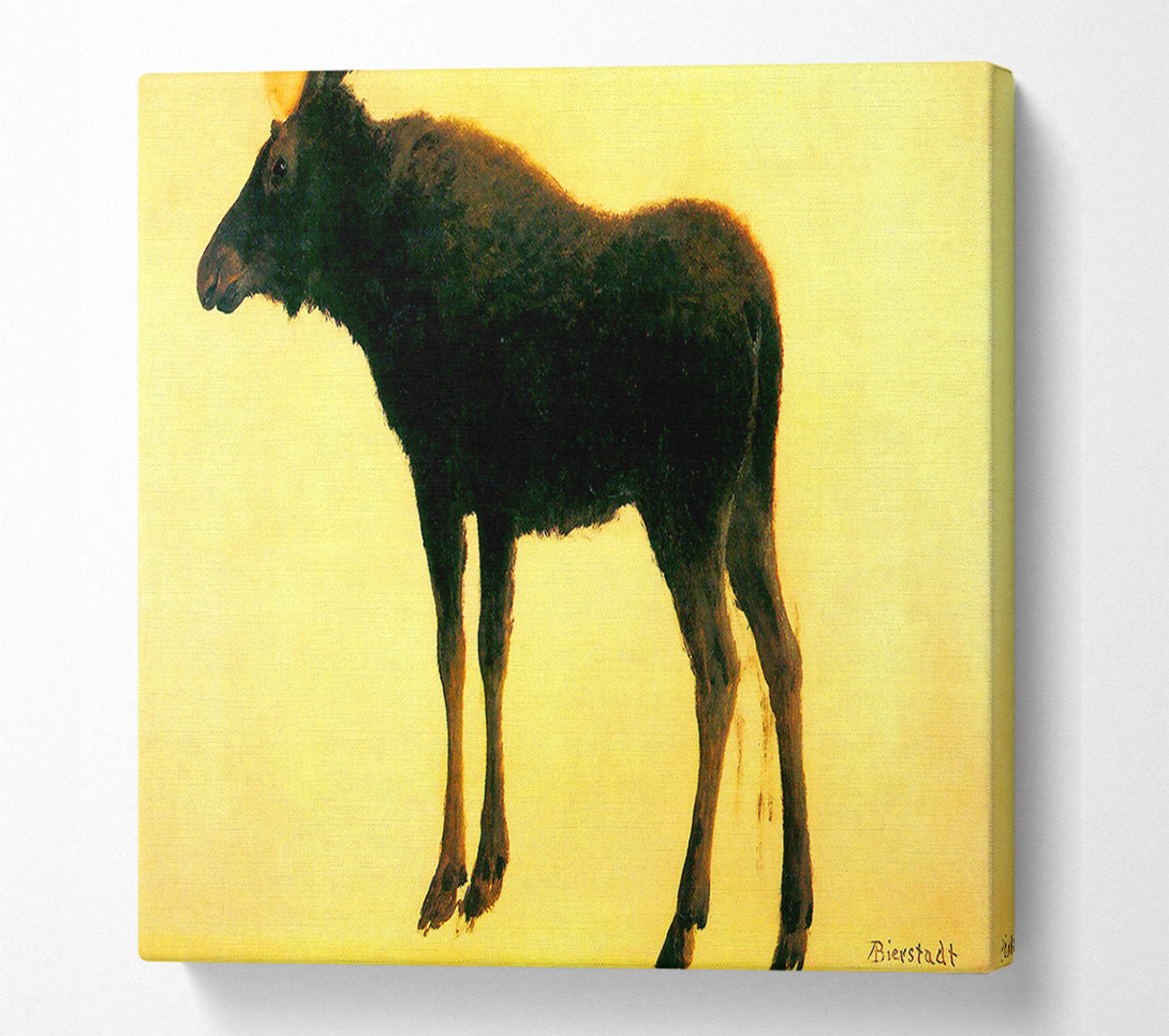  A Canvas Print of Bierstadt Elk Canvas Wall Art