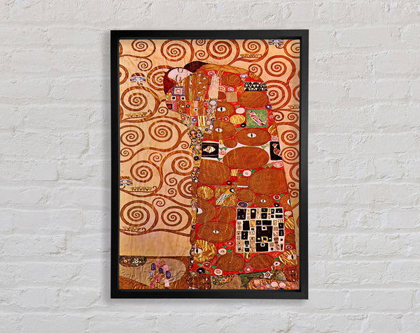 Klimt Embrace Framed Print