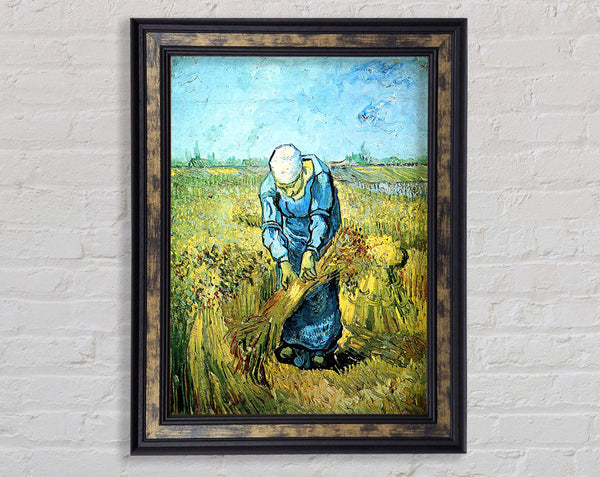 Van Gogh Farm Worker Framed Print