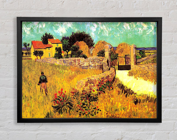 Van Gogh Farmhouse In Provence 1 Framed Print