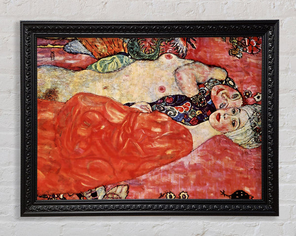 Klimt Female Act Framed Print