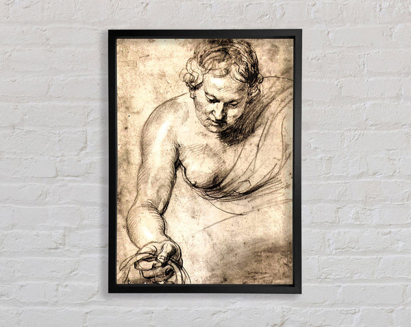 Rubens Female Figure Framed Print