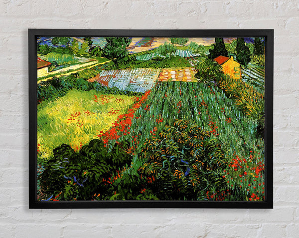Van Gogh Feld mit Mohnblumen