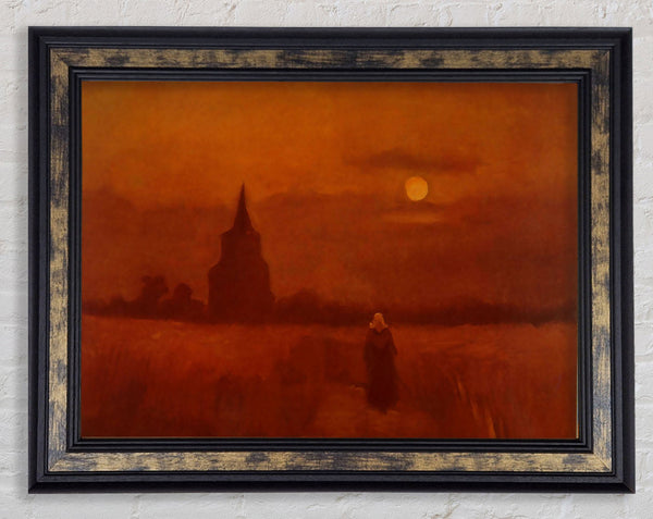 Van Gogh The Old Tower In The Fields Framed Print