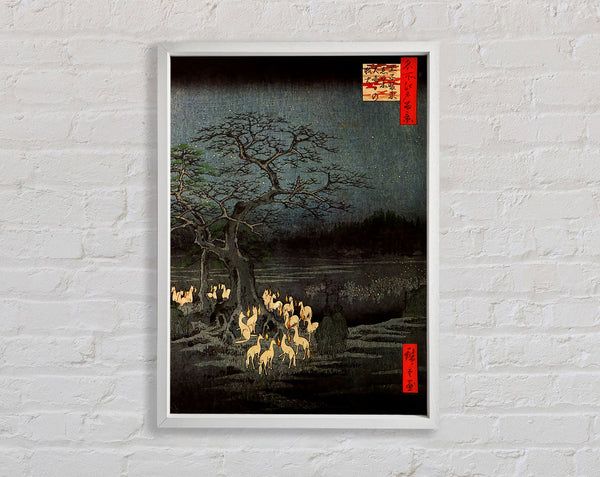 Hiroshige Feuerfüchse