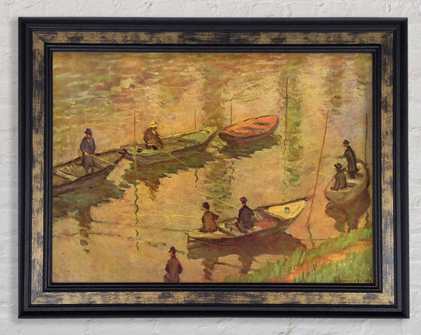 Monet Fishermen On The Seine At Poissy