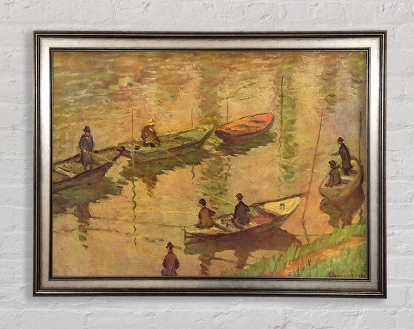 Monet Fishermen On The Seine At Poissy