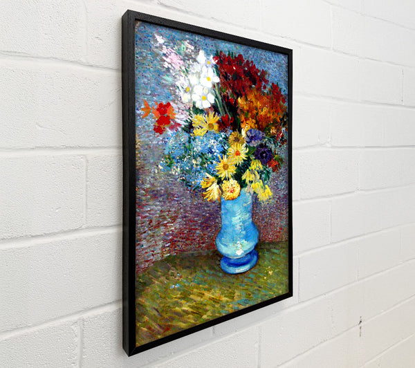 Van Gogh Flowers In A Blue Vase