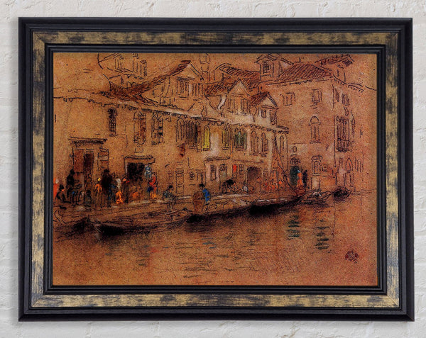 Whistler Fondamenta Dei Mori Framed Print