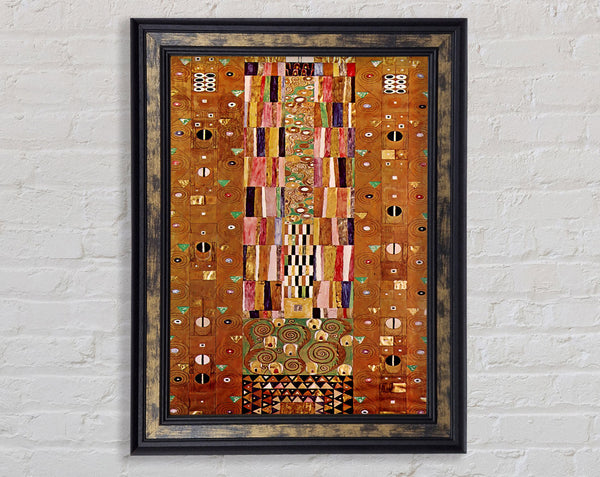 Klimt Frieze Framed Print