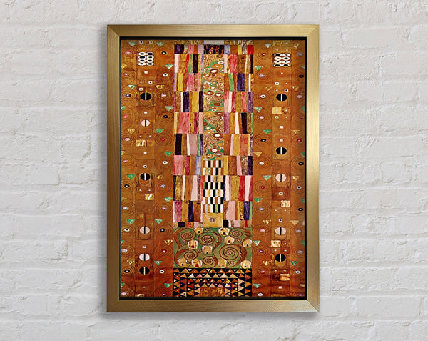Klimt Frieze Framed Print