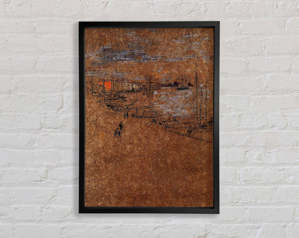 Whistler From The Cafe Orientale Framed Print