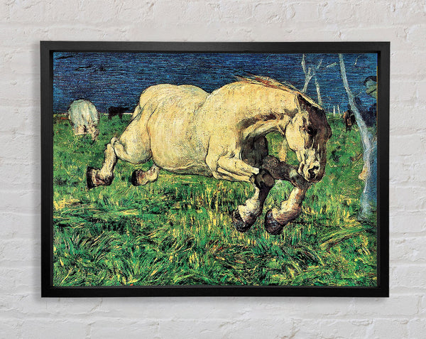 Segantini Galoppierendes Pferd