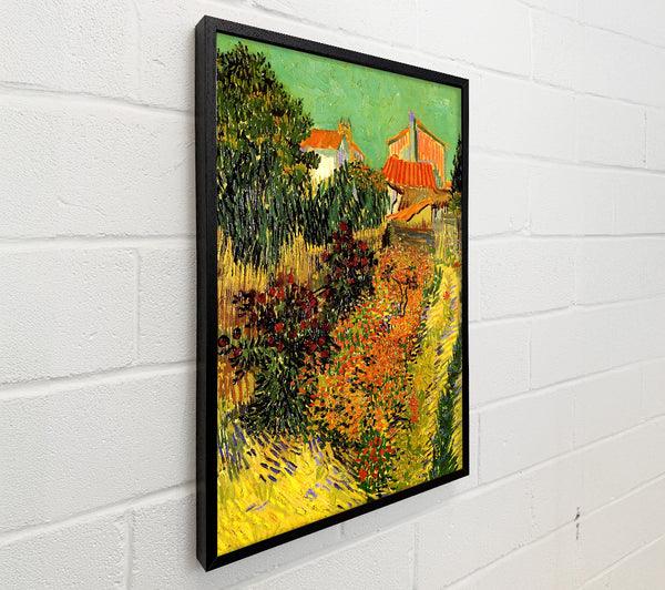 Van Gogh Garden Behind A House