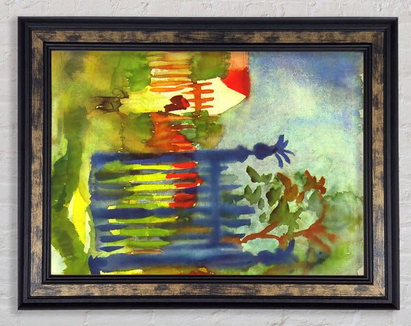 August Macke Garden Gate Framed Print