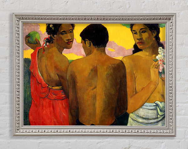 Gauguin Three Tahitians Framed Print