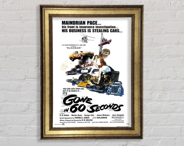 Gone In 60 Seconds Poster 1