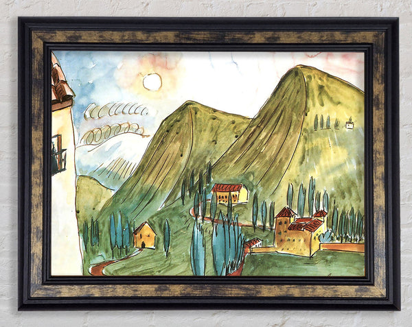 Walter Gramatte Granada Framed Print